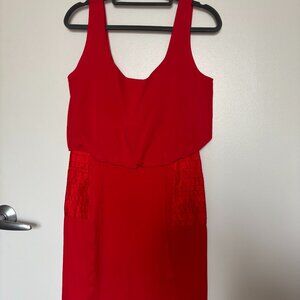 Gianni Bini Red Cocktail Dress (Size 6)